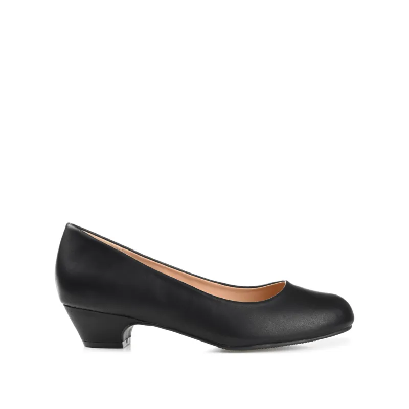 SAAR LOW PUMP HEELS IN WIDE sold by Journee Collection