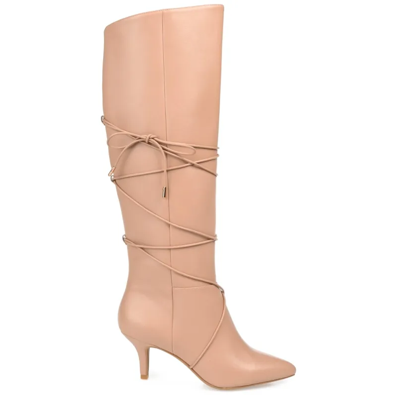 KAAVIA HEELED BOOTS IN WIDE CALF sold by Journee Collection