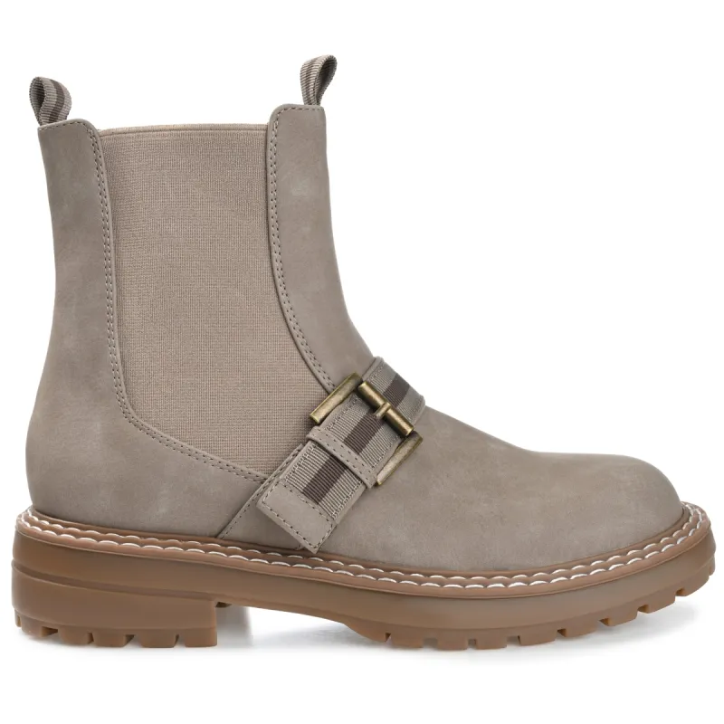 RILIE CHELSEA BOOTIES IN FAUX LEATHER sold by Journee Collection