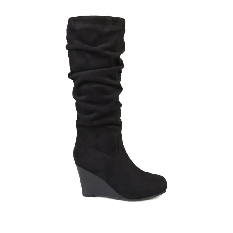 HAZE KNEE HIGH BOOTS IN WIDE sold by Journee Collection