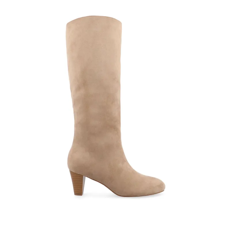 JOVEY KNEE HIGH BOOTS IN FAUX SUEDE sold by Journee Collection