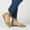 VIELO D'ORSAY FLATS IN FAUX LEATHER sold by Journee Collection