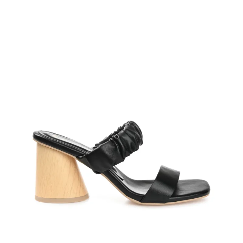 FAYTH HEELED SANDALS IN FAUX LEATHER sold by Journee Collection