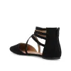 MARLEE D'ORSAY FLATS IN FAUX SUEDE sold by Journee Collection