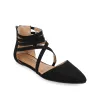 MARLEE D'ORSAY FLATS IN FAUX SUEDE sold by Journee Collection