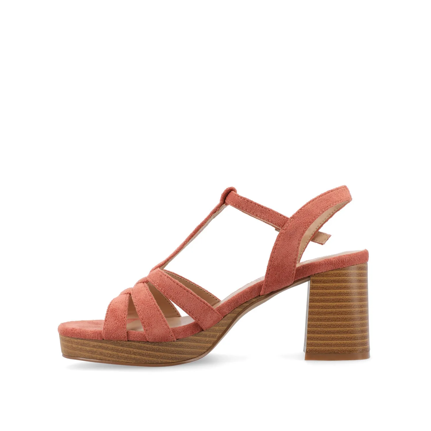 ALYCE HEELED SANDALS IN FAUX SUEDE sold by Journee Collection product image thumbnail 4