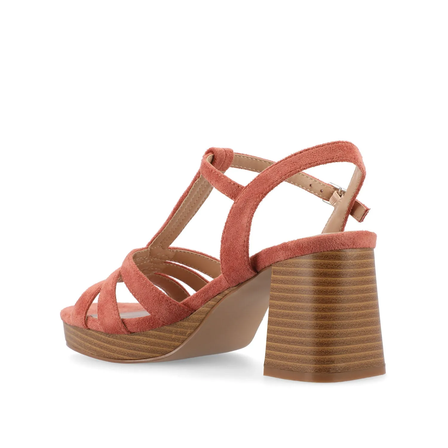 ALYCE HEELED SANDALS IN FAUX SUEDE sold by Journee Collection product image thumbnail 5
