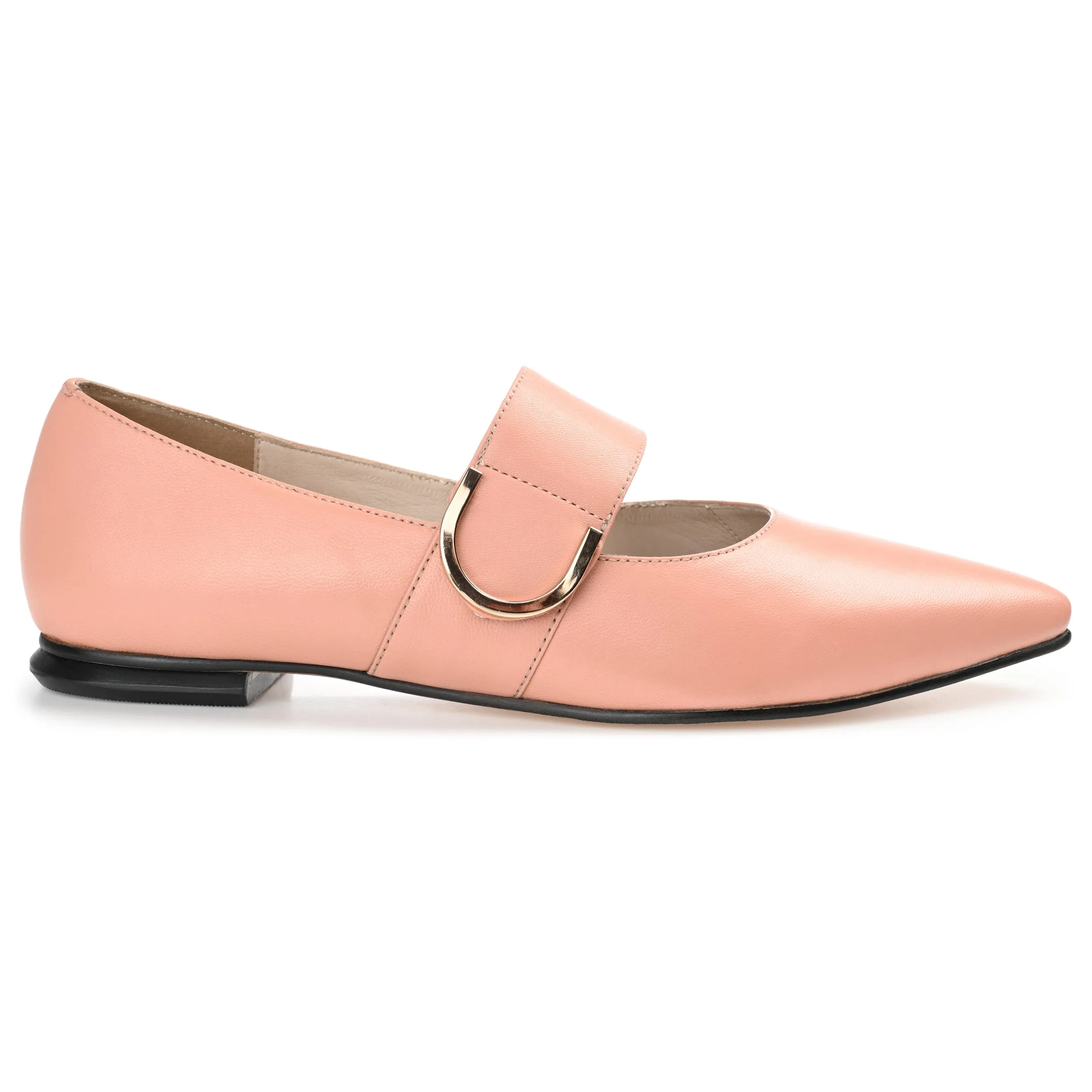 EMERENCE MARY JANE FLAT IN LEATHER sold by Journee Collection