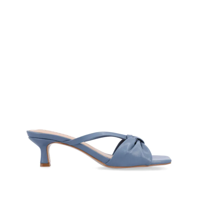 STARLING VEGAN LEATHER KITTEN HEELS IN WIDE sold by Journee Collection