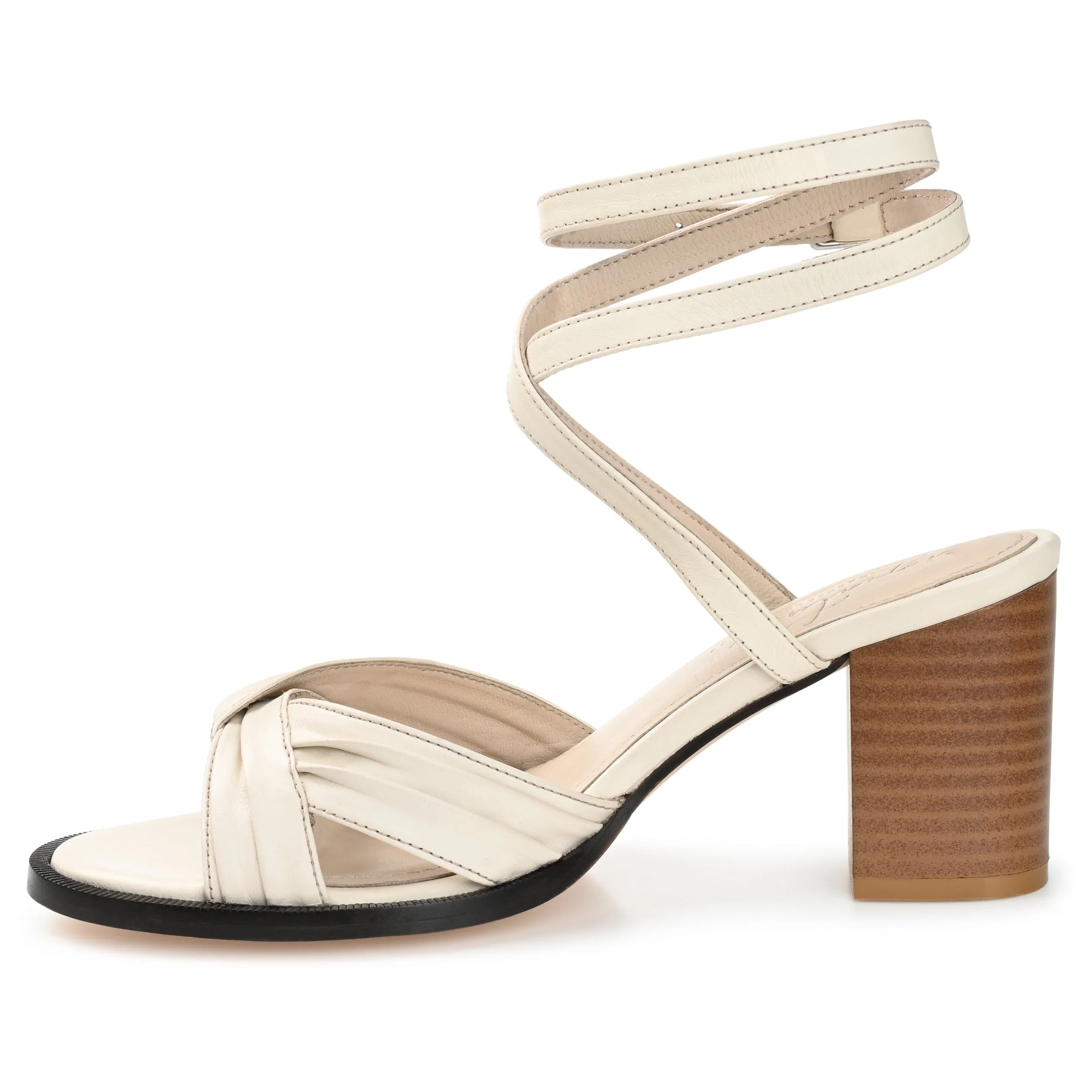 FREEDA STRAPPY HEELED SANDALS IN LEATHER sold by Journee Collection product image thumbnail 5