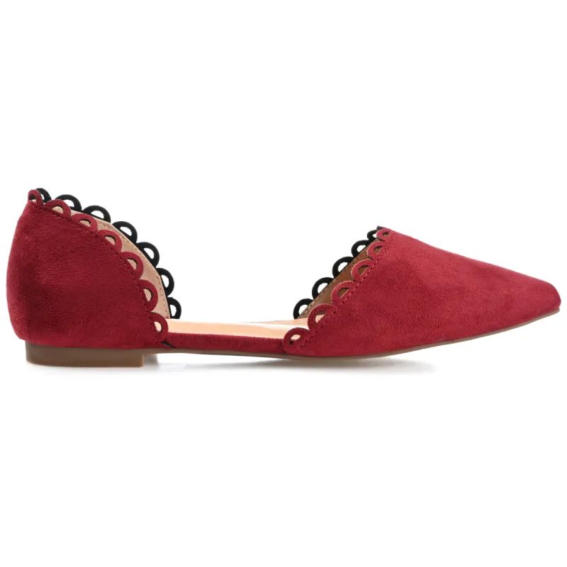 JEZLIN D'ORSAY FLATS IN WIDE sold by Journee Collection