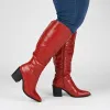 DARIA COWGIRL BOOTS IN X-WIDE CALF sold by Journee Collection