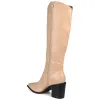 DARIA COWGIRL BOOTS IN X-WIDE CALF sold by Journee Collection