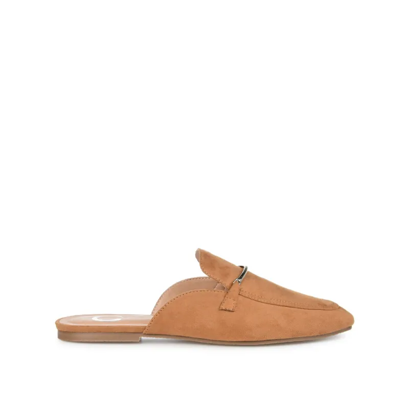 AMEENA MULED LOAFER FLATS IN VEGAN LEATHER sold by Journee Collection