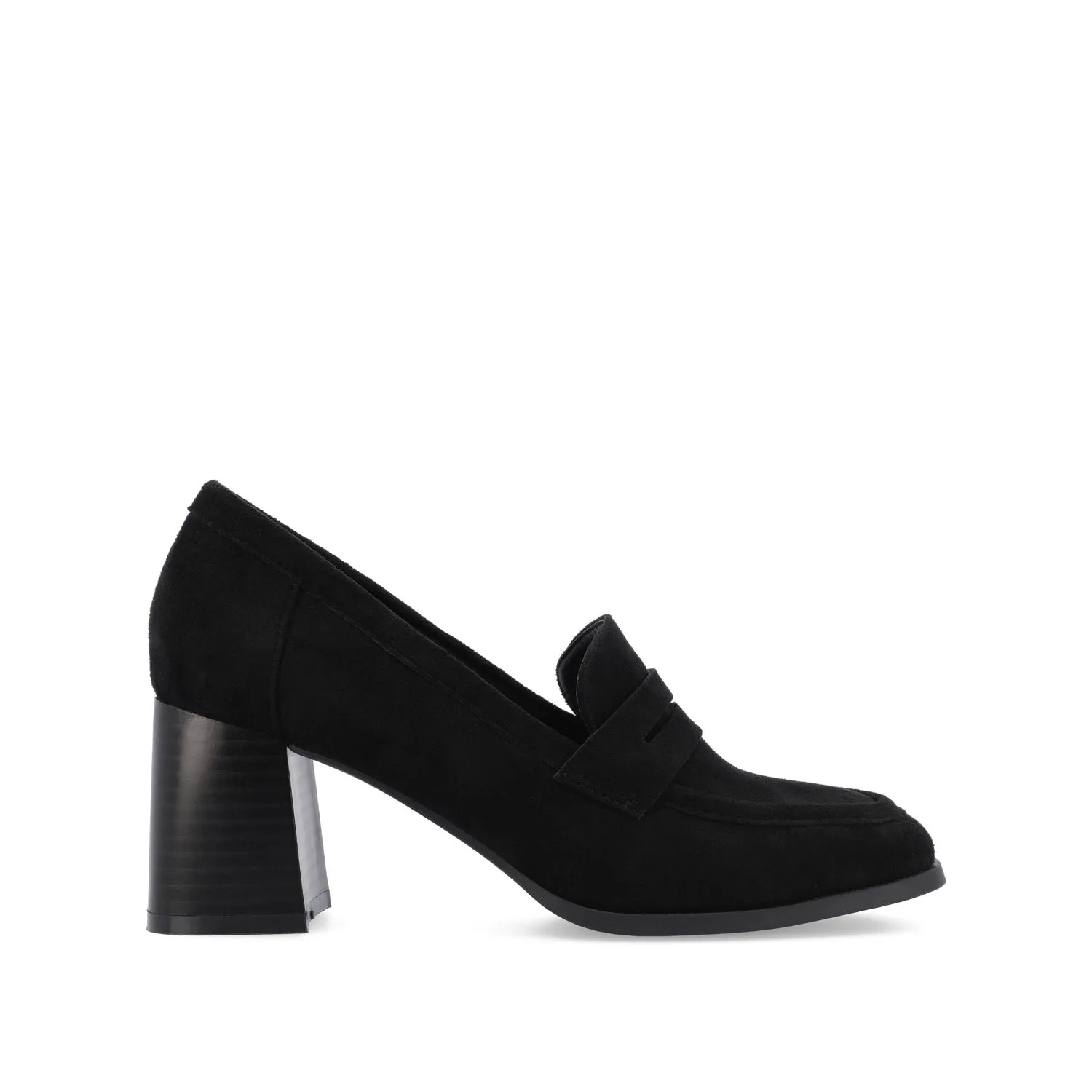 MALLEAH LOAFER BLOCK HEELS IN PATENT sold by Journee Collection