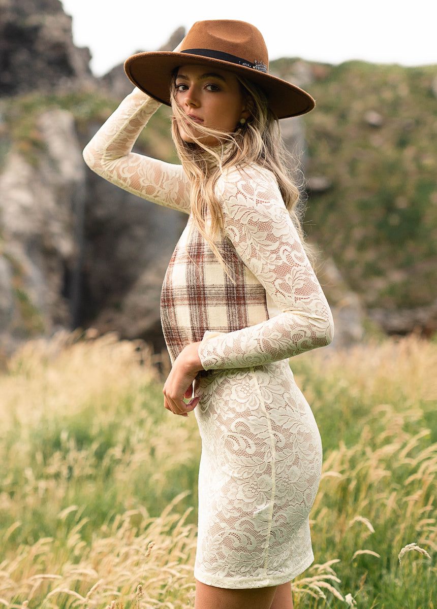 Samara Dress in Ecru sold by Joyfolie product image thumbnail 2