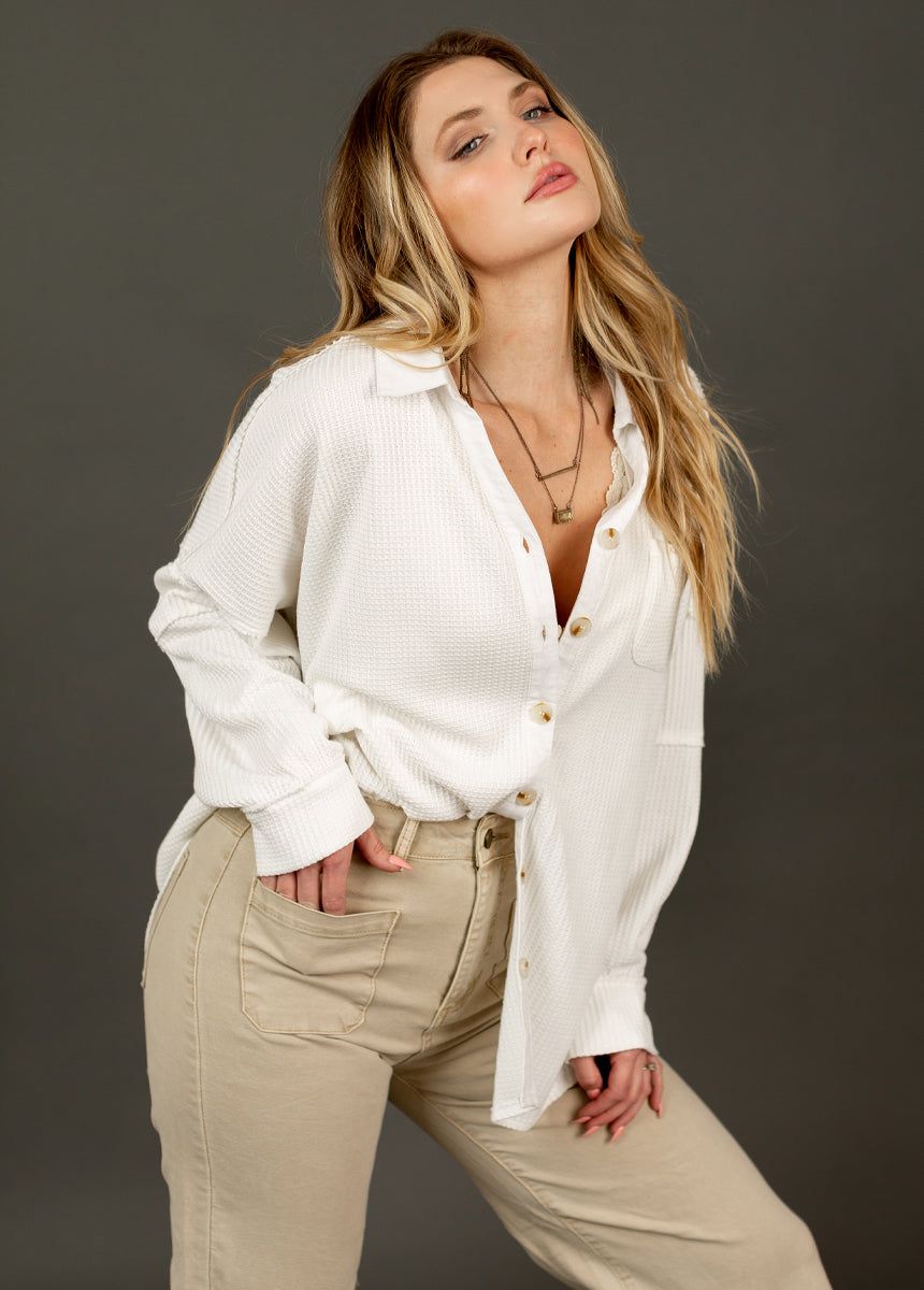 Sebrina Top in White sold by Joyfolie product image thumbnail 5