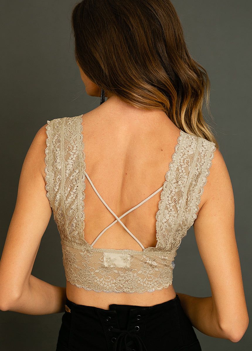 Sylvan Bralette in Light Taupe sold by Joyfolie product image thumbnail 2