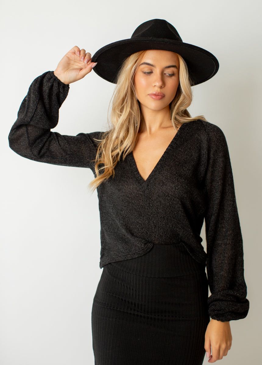 Ottoline Sweater in Heather Black sold by Joyfolie product image thumbnail 2