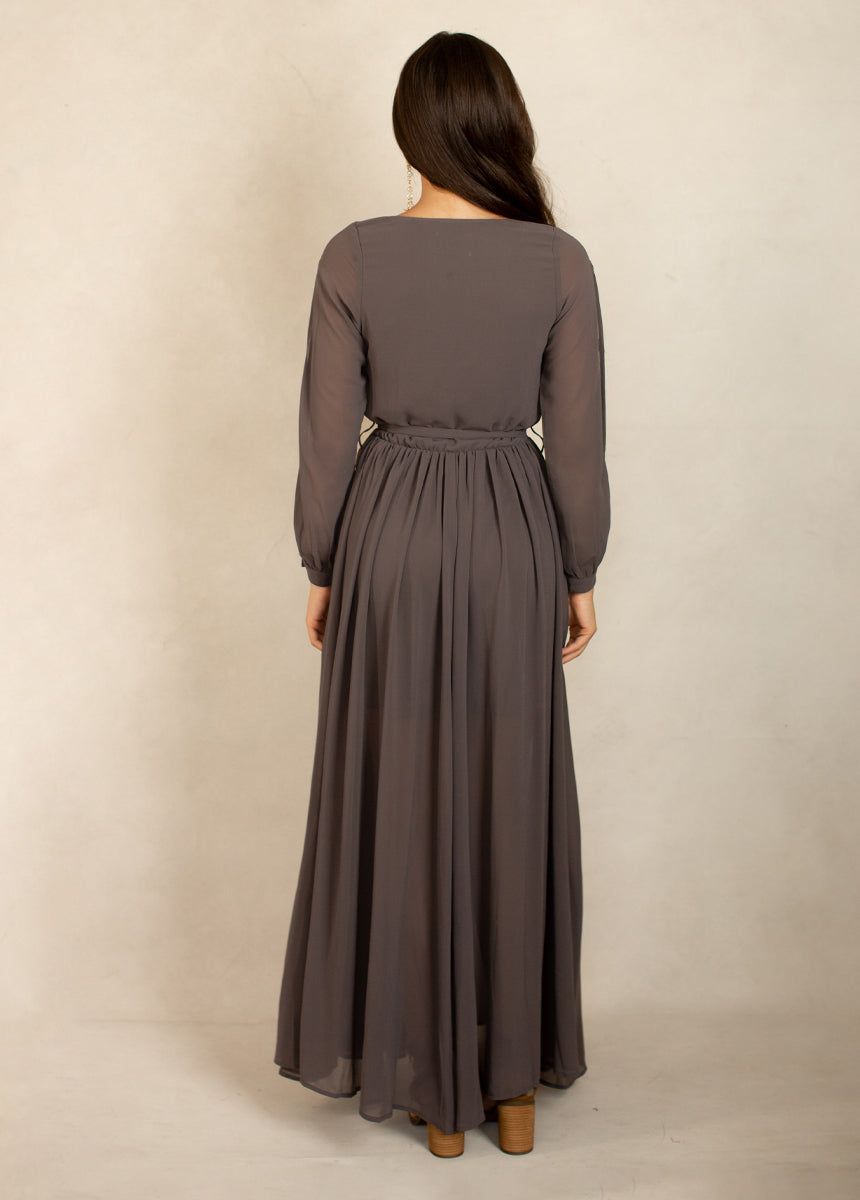 Aniya Bridesmaid Dress in Charcoal sold by Joyfolie product image thumbnail 3