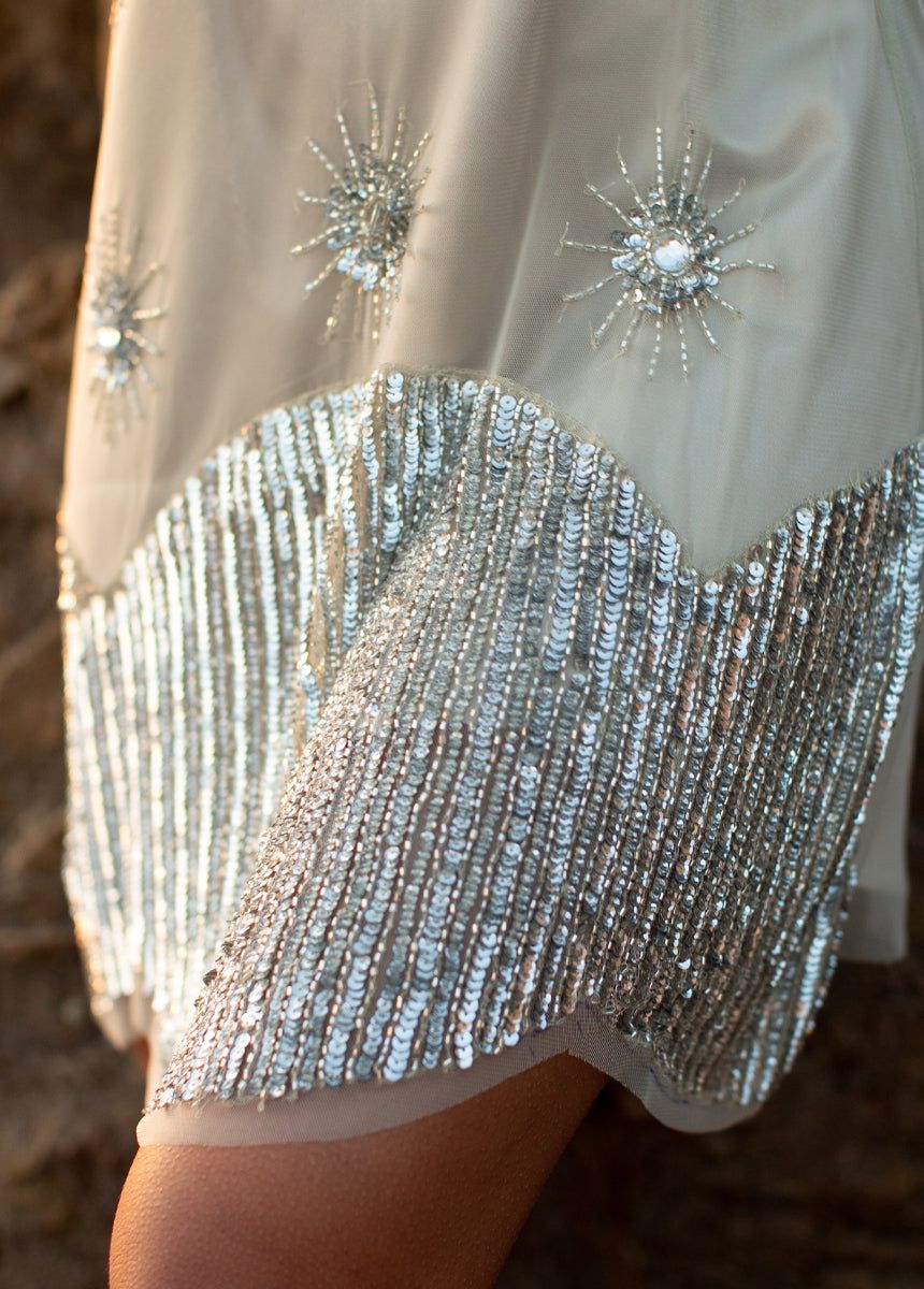 Lavinia Dress in Silver sold by Joyfolie product image thumbnail 2