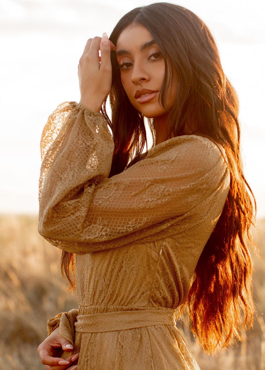 Haley Dress in Bistre sold by Joyfolie product image thumbnail 2