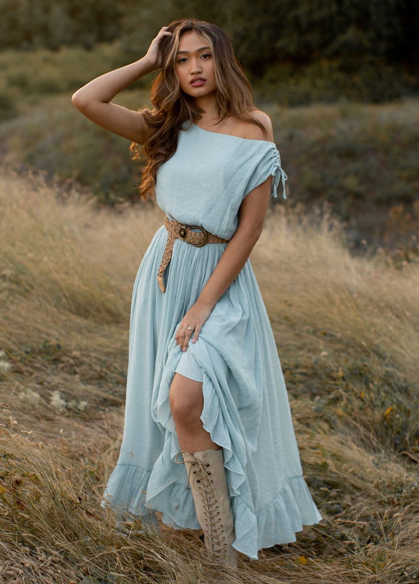 Gia Dress in Sky Blue sold by Joyfolie product image thumbnail 3