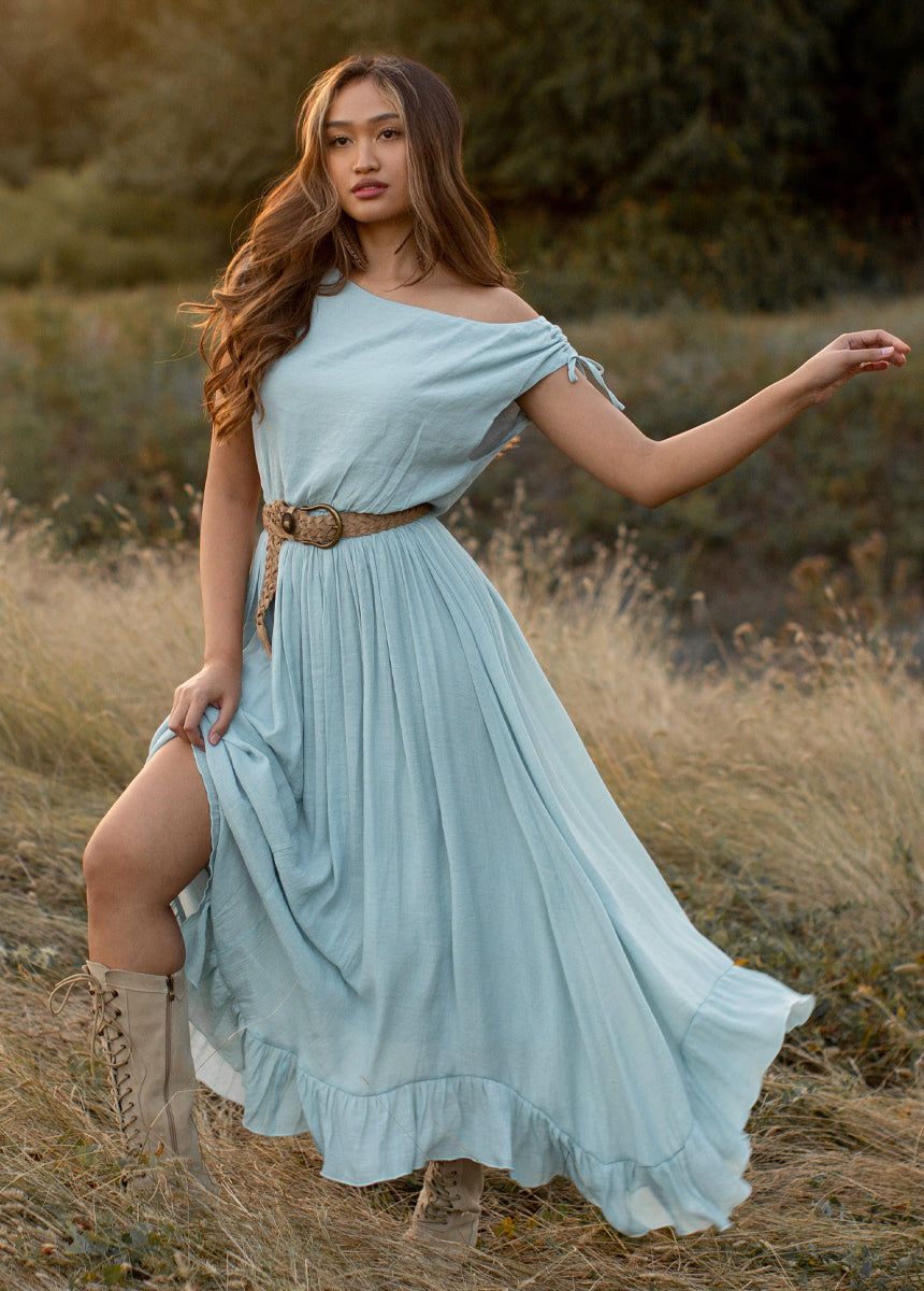 Gia Dress in Sky Blue sold by Joyfolie product image thumbnail 4