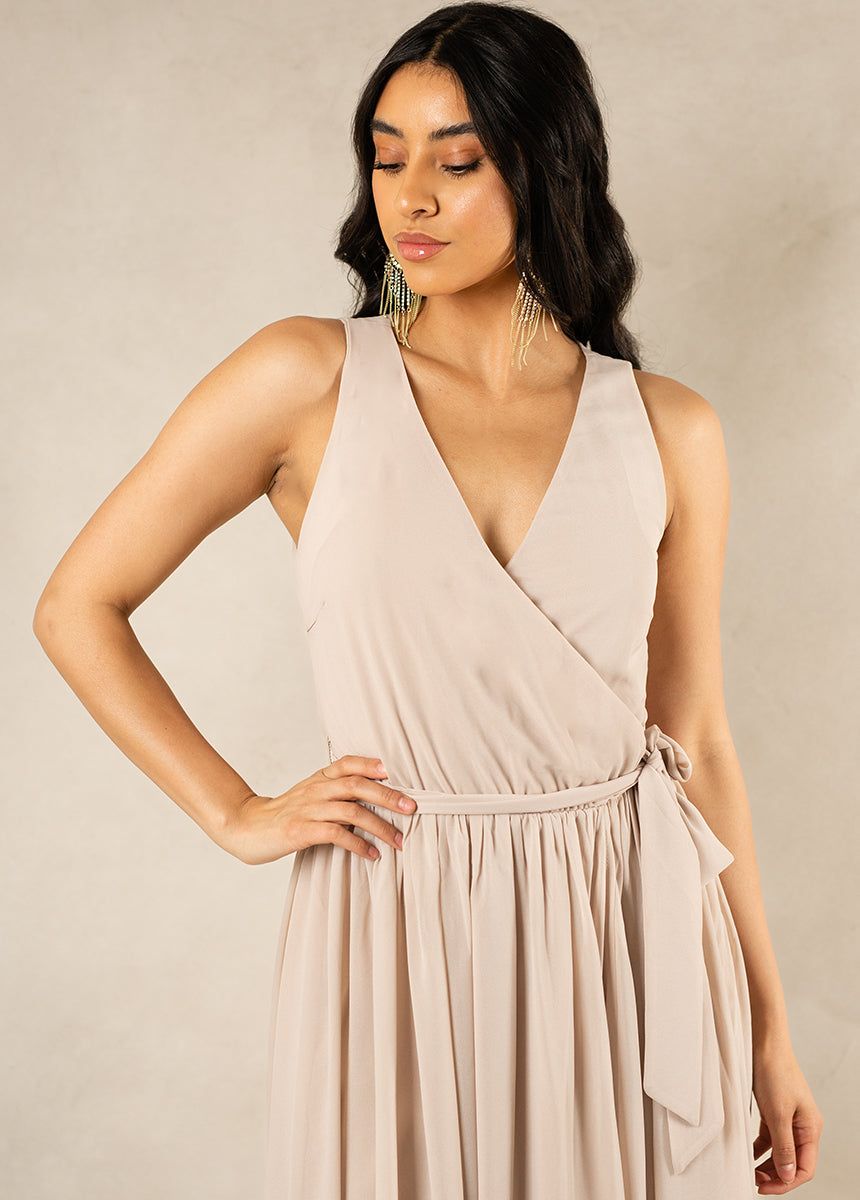 Miriam Bridesmaid Dress in Sand sold by Joyfolie product image thumbnail 5