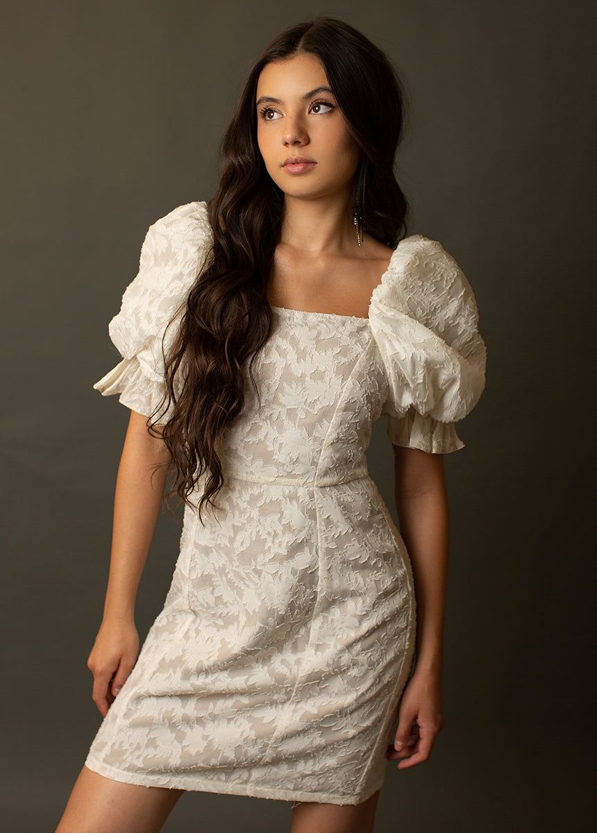 Livi Dress in Cream sold by Joyfolie product image thumbnail 5