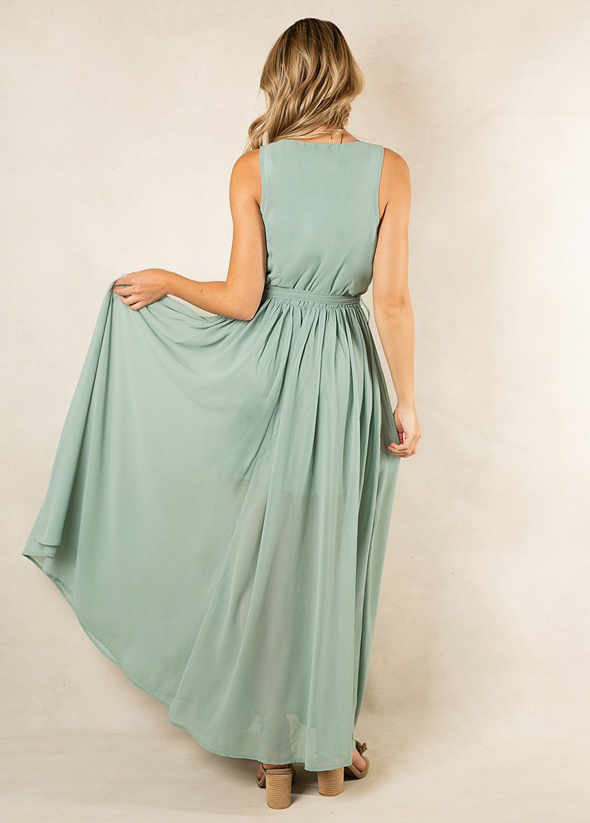 Miriam Bridesmaid Dress in Seaglass sold by Joyfolie product image thumbnail 3