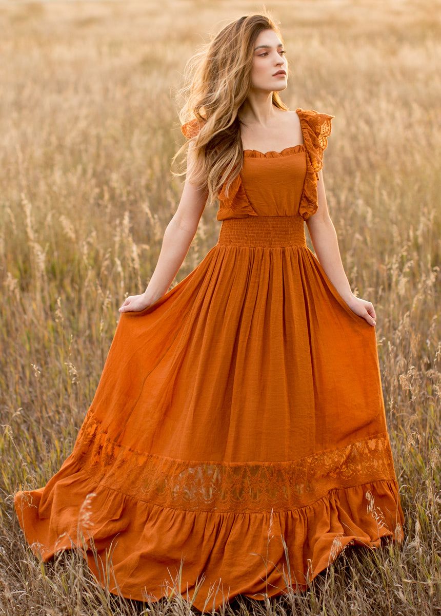 Dawn Dress in Spice sold by Joyfolie product image thumbnail 5