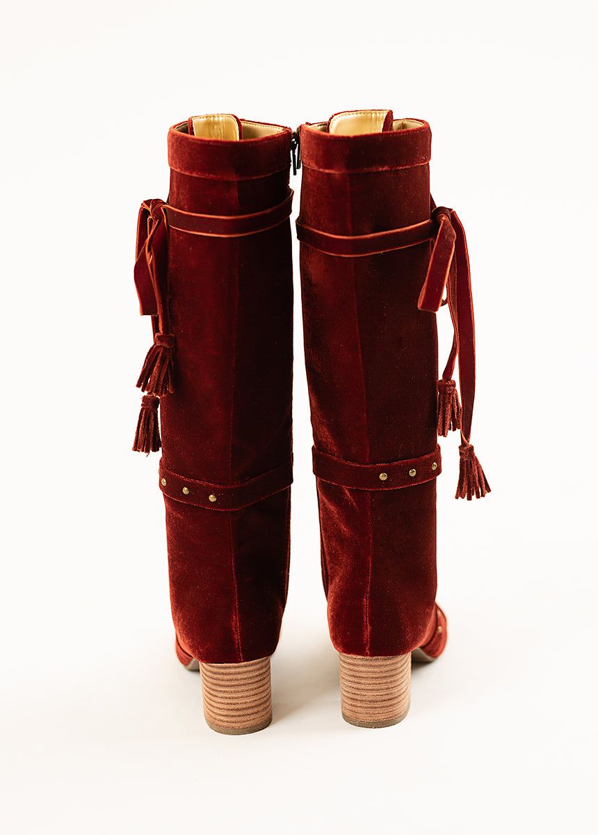 Marita Tall Boot in Brick sold by Joyfolie product image thumbnail 4