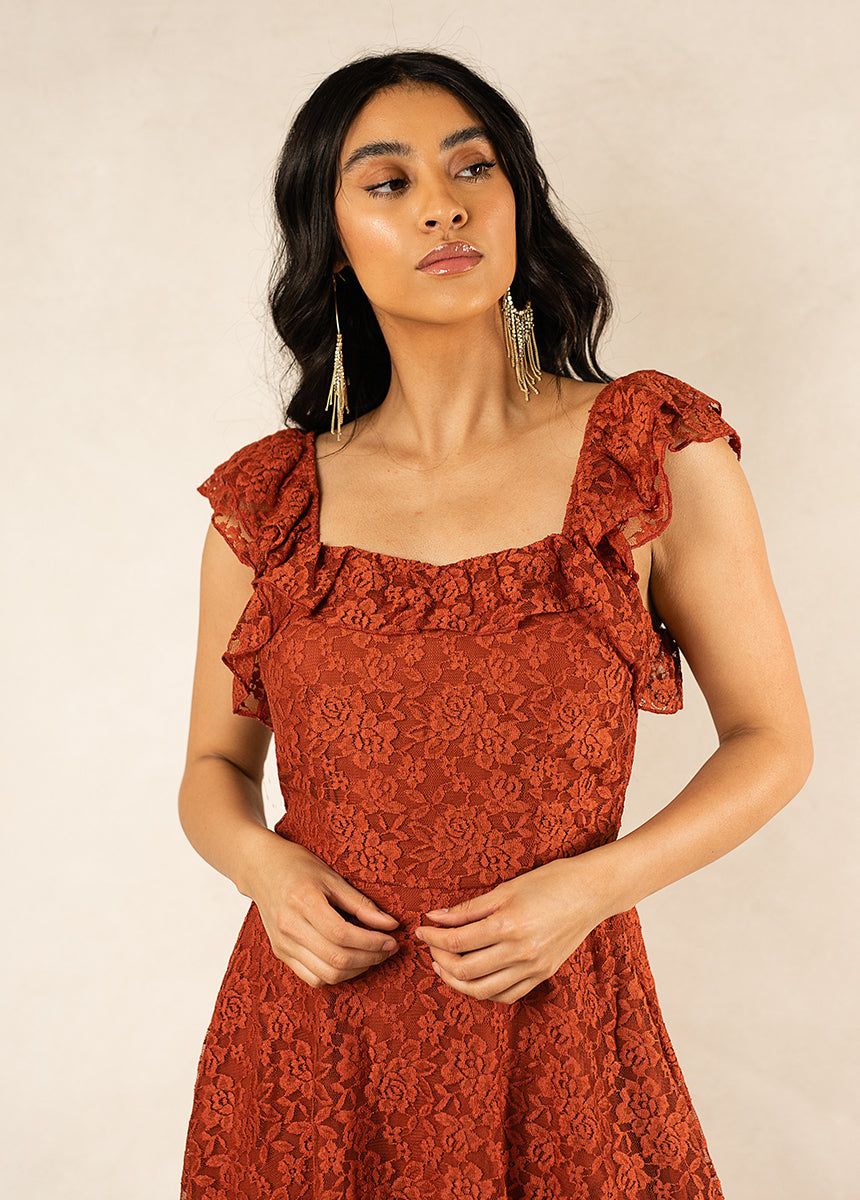 Bette Bridesmaid Dress in Rosewood sold by Joyfolie product image thumbnail 3