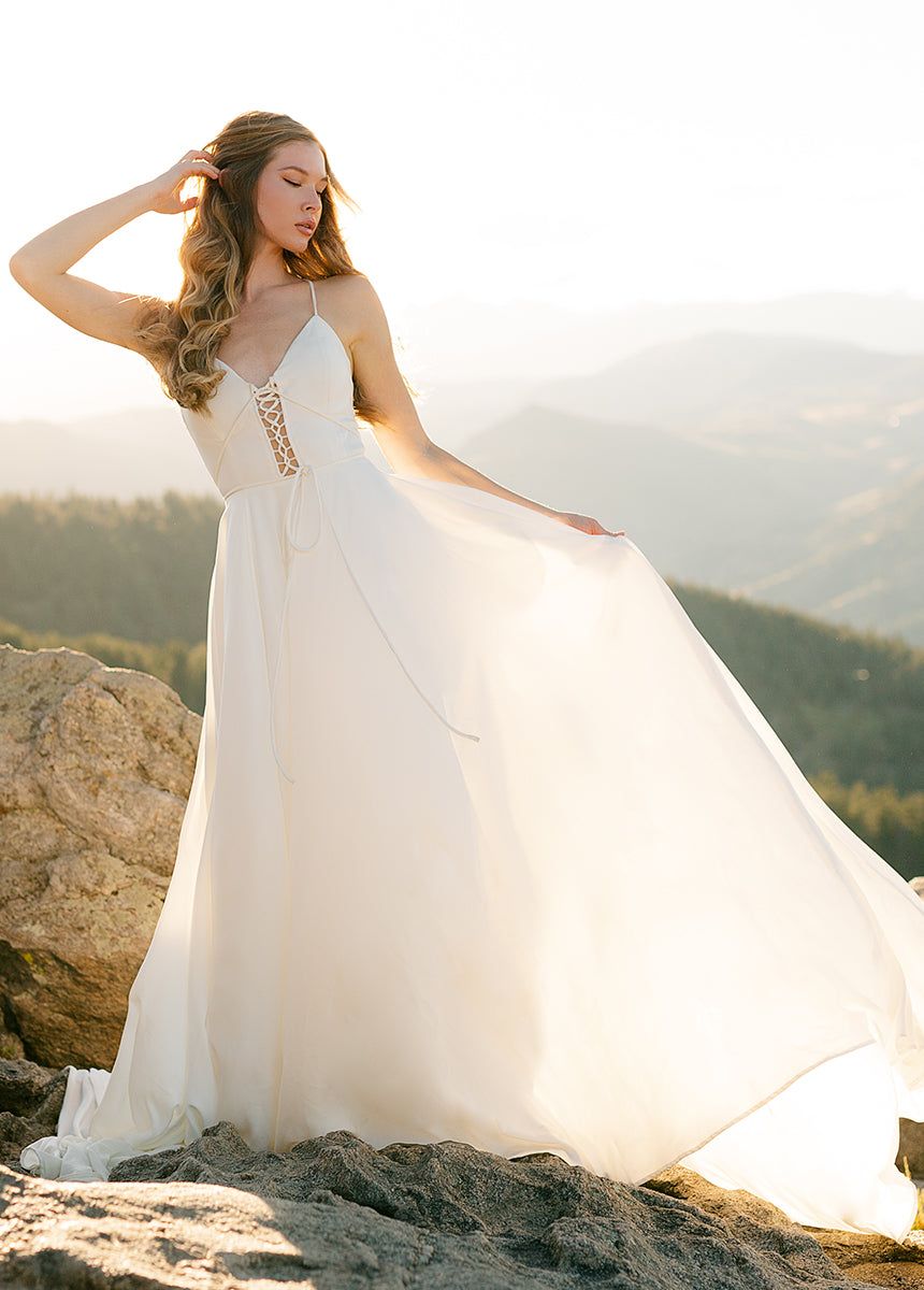 Raya Bridal Gown in Lily sold by Joyfolie