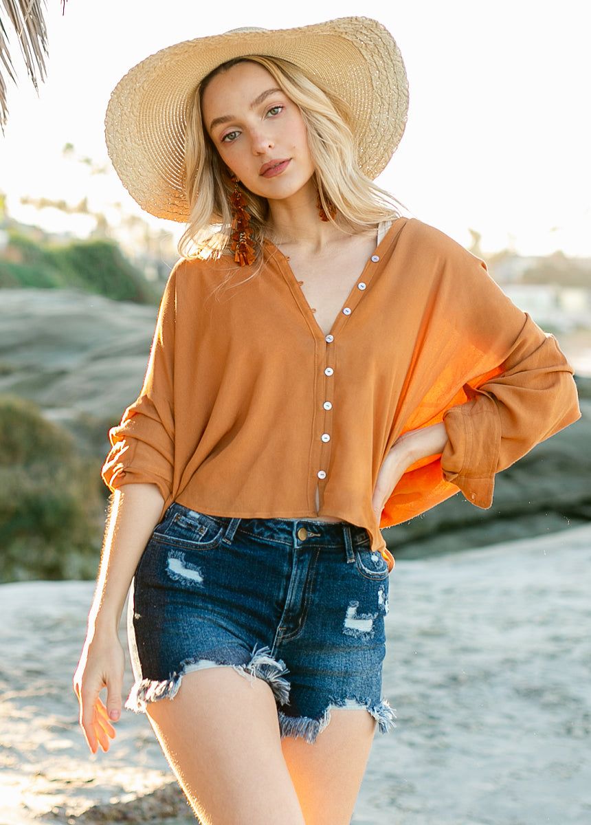 Marika Top in Marigold sold by Joyfolie product image thumbnail 5