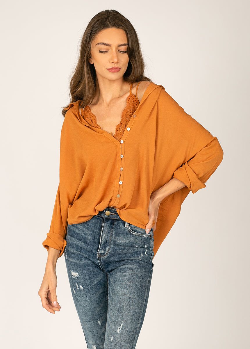 Marika Top in Marigold sold by Joyfolie