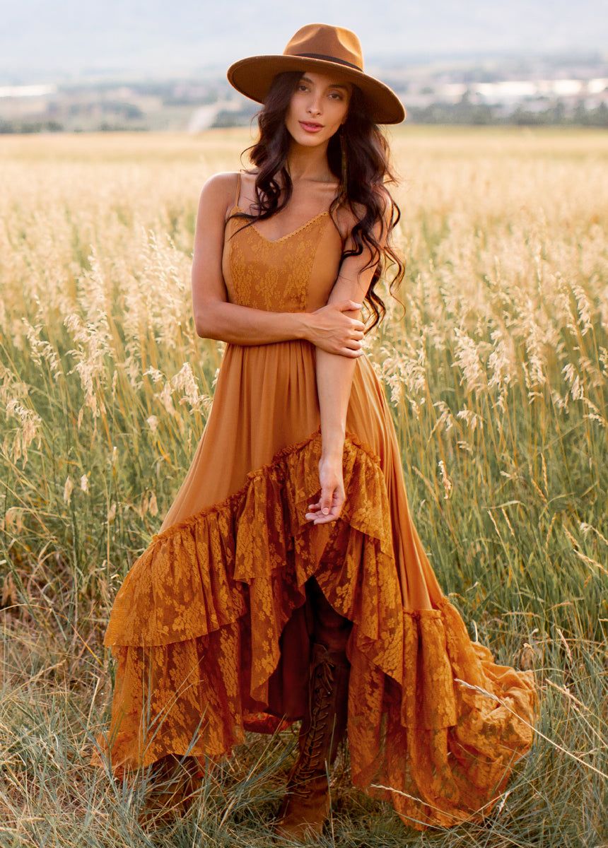 Christelle Dress in Marigold sold by Joyfolie product image thumbnail 4