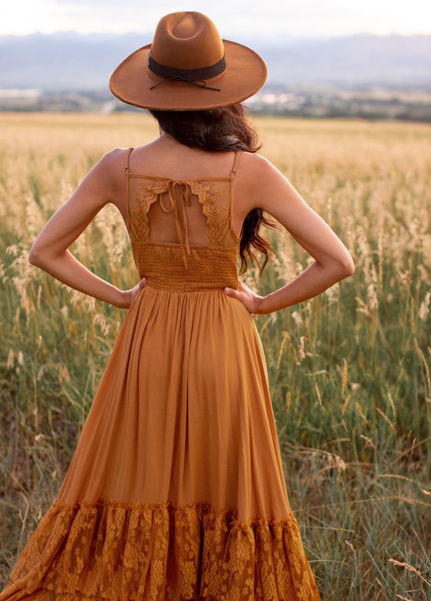 Christelle Dress in Marigold sold by Joyfolie product image thumbnail 5