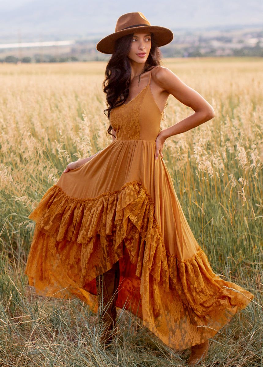 Christelle Dress in Marigold sold by Joyfolie product image thumbnail 2