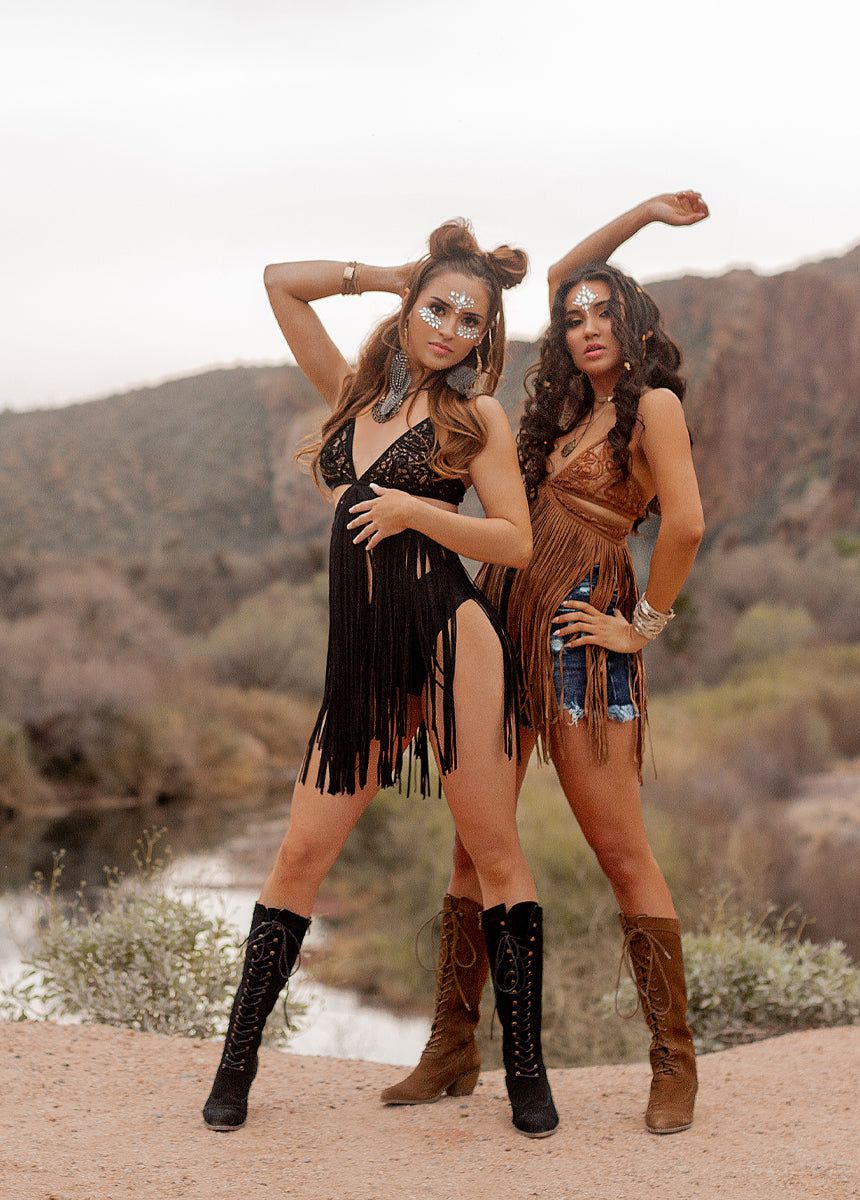 Yael Top in Pecan sold by Joyfolie product image thumbnail 5