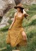 Camila Dress in Bistre sold by Joyfolie