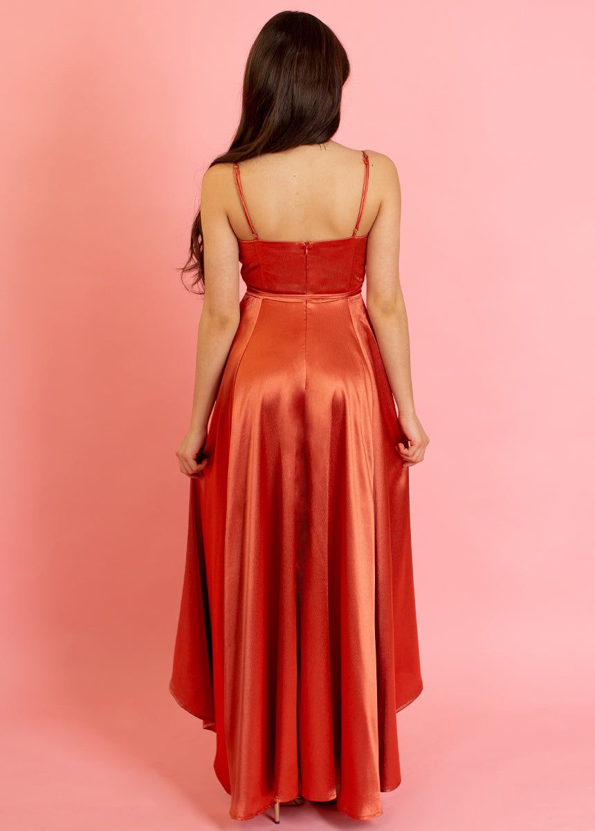 Shelly Dress in Bright Clay sold by Joyfolie product image thumbnail 5