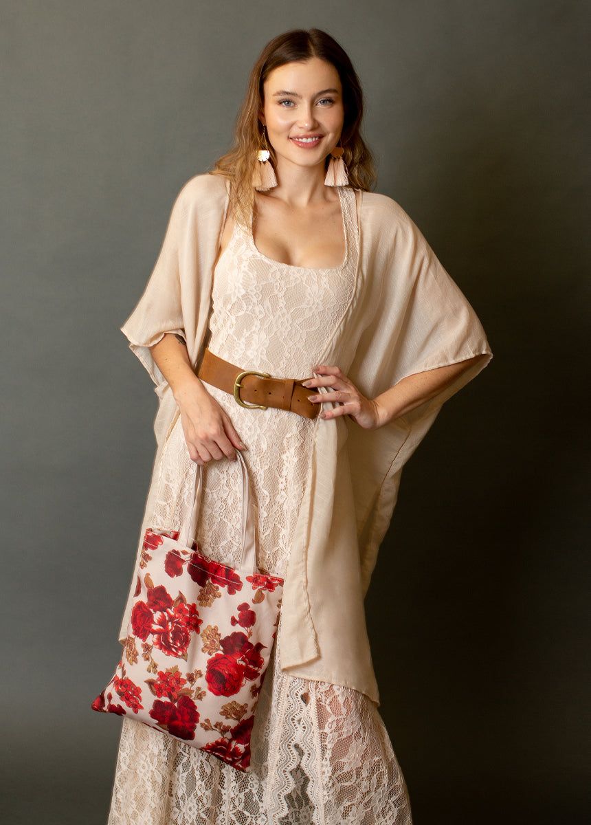 Women's Gift Set in Ecru Floral sold by Joyfolie product image thumbnail 3