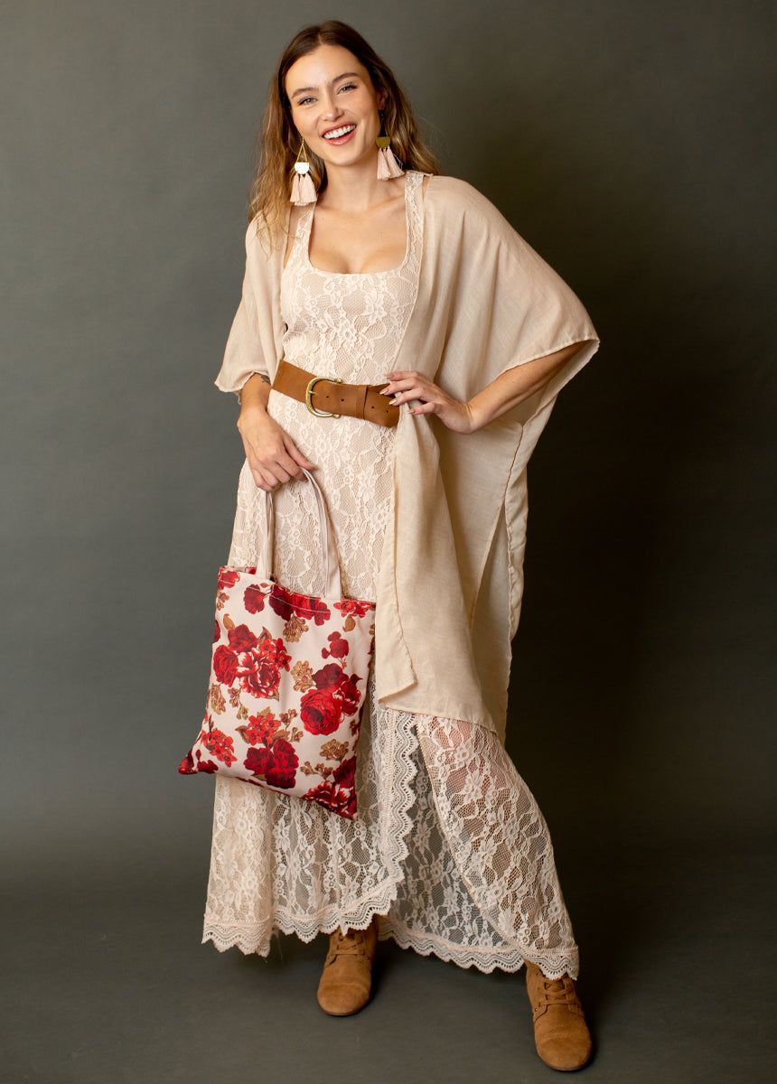 Women's Gift Set in Ecru Floral sold by Joyfolie product image thumbnail 2