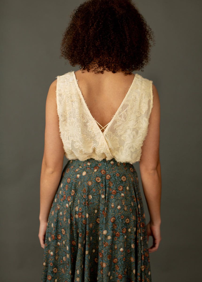 Floraine Bodysuit in Cream sold by Joyfolie product image thumbnail 2