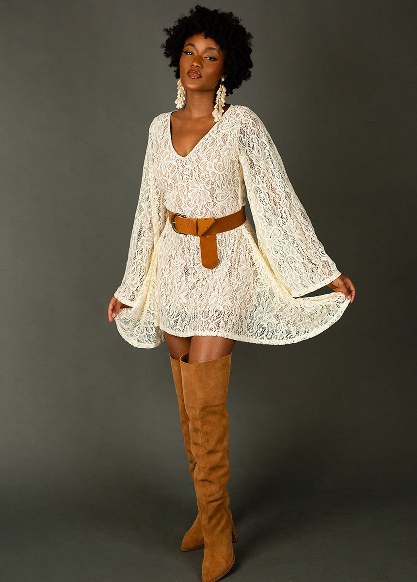 Gali Dress in Cream sold by Joyfolie