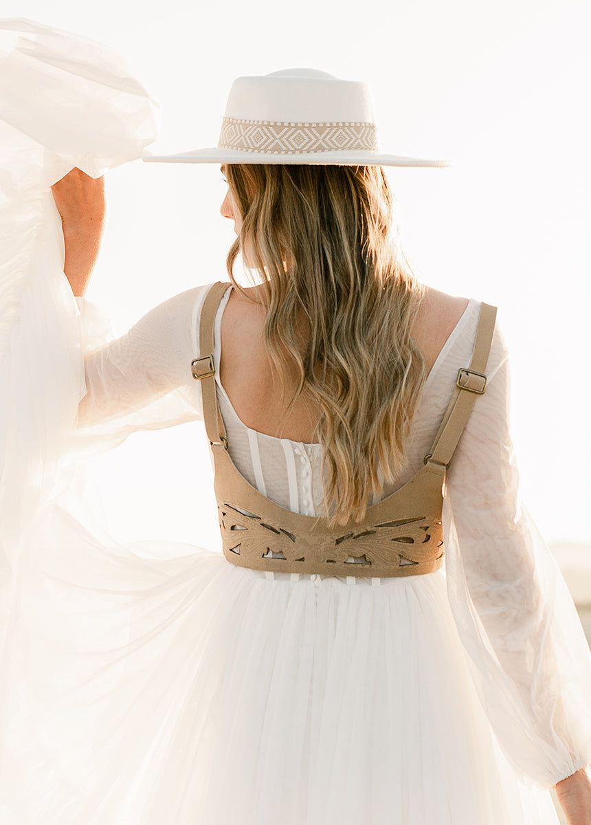 Marlow Leather Bridal Harness in Tan sold by Joyfolie product image thumbnail 3