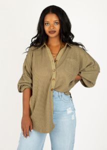 Sebrina Top in Olive sold by Joyfolie