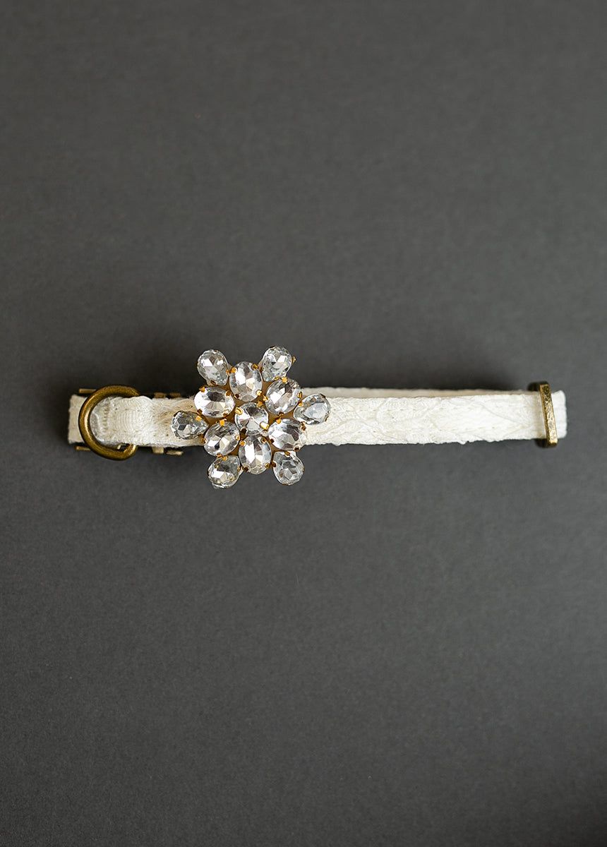 Missy Pet Collar in Cream Lace sold by Joyfolie product image thumbnail 3
